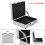Aluminium Pistol Gun Case Storage Lockable Flight Case Foam Tool Box 4