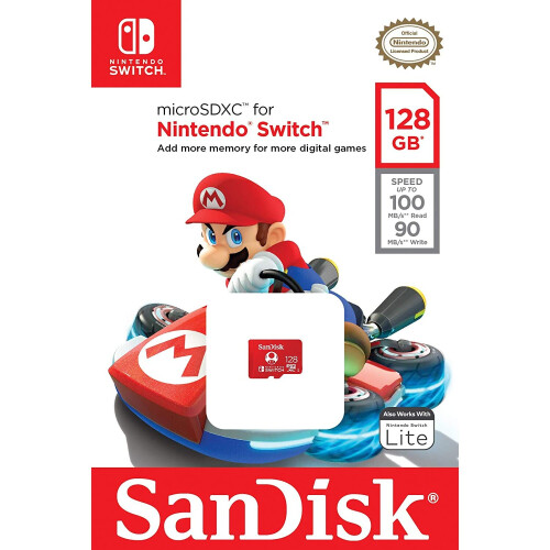 SanDisk SanDisk 128GB microSDXC UHS-I-Memory-Card for Nintendo-Switch 1