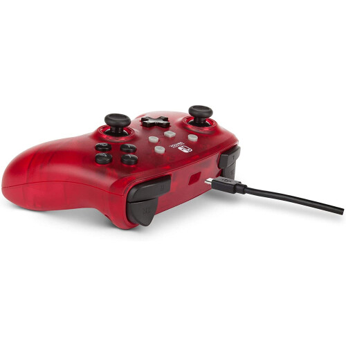 Nintendo Power A Enhanced Wired Controller - Red Frost (Nintendo Switch) 2