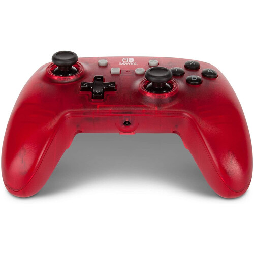 Nintendo Power A Enhanced Wired Controller - Red Frost (Nintendo Switch) 1