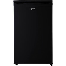 Igenix IG255B Freestanding Under Counter Larder Fridge with 2 Adjustable Glass Shelves, Black, E Energy Rating