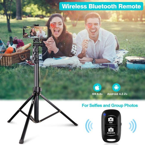 UBeesize 67'' Phone Tripod Stand & Selfie Stick Tripod 1