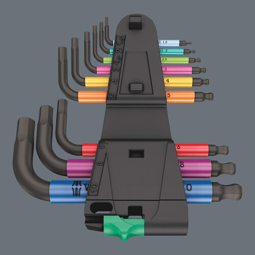 Wera Wera 950/9 Hex-Plus Metric Multicolour 2 L-key set - WER133164 2