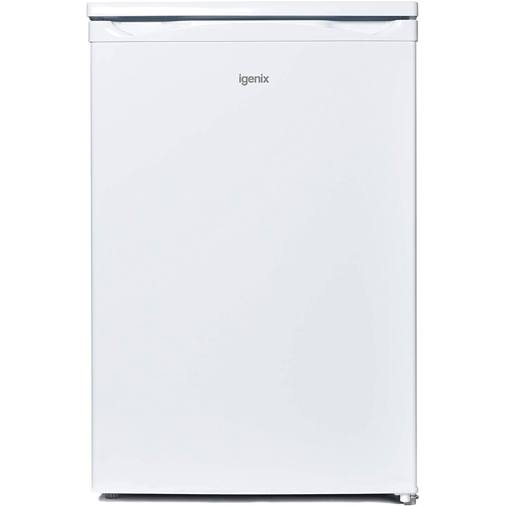 Igenix IG255W Freestanding Under Counter Larder Fridge with 2 Adjustable Glass Shelves, White,  A+ Energy Rating