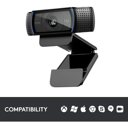 Logitech Logitech HD Pro Webcam C920, Widescreen Video Calling and Recording 2