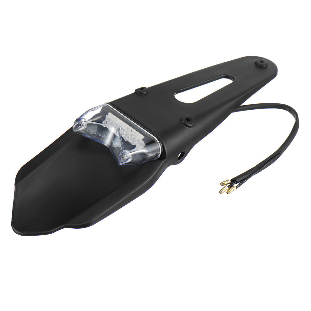Motorcycle 12V Abs Rear Mudguard Led Brake Tail Indicator Dirt Bike Light 840079081209