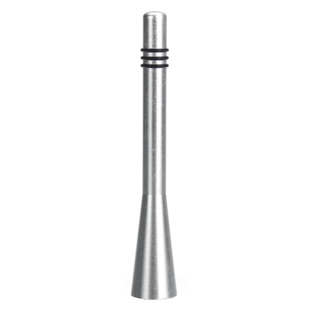 Car Antenna Ariel Stubby Bee Sting Mast Roof Arial Fm Radio Aluminum Alloy Color Silver 8651935566028