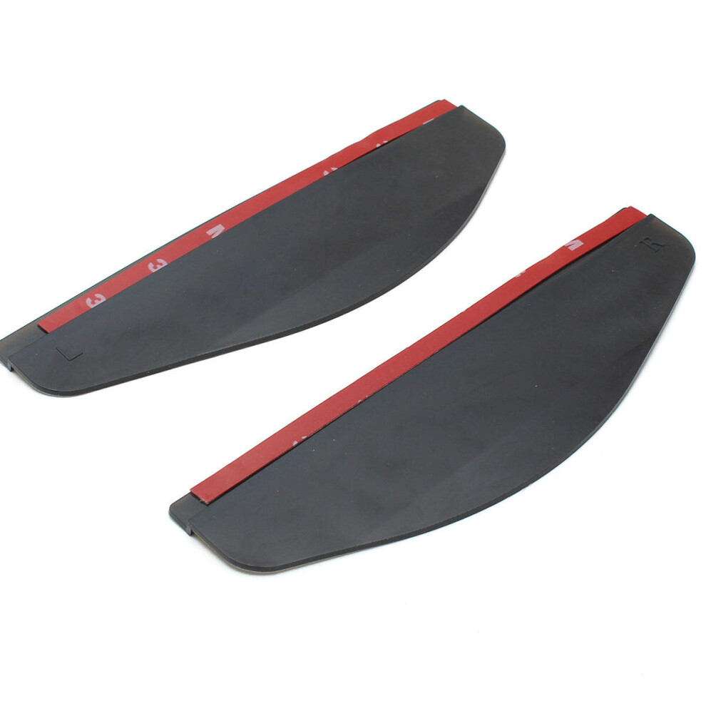 12Set Car Door Side Rear View Wing Mirrors Rain Visor Guard Weather Shield Shade Cover 5202984938729