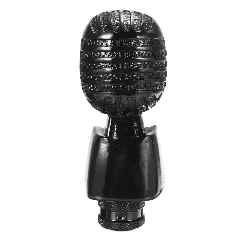 Black Universal Car Microphone Manual Transmission Gear Shift Knob Skull Shifter Lever Color