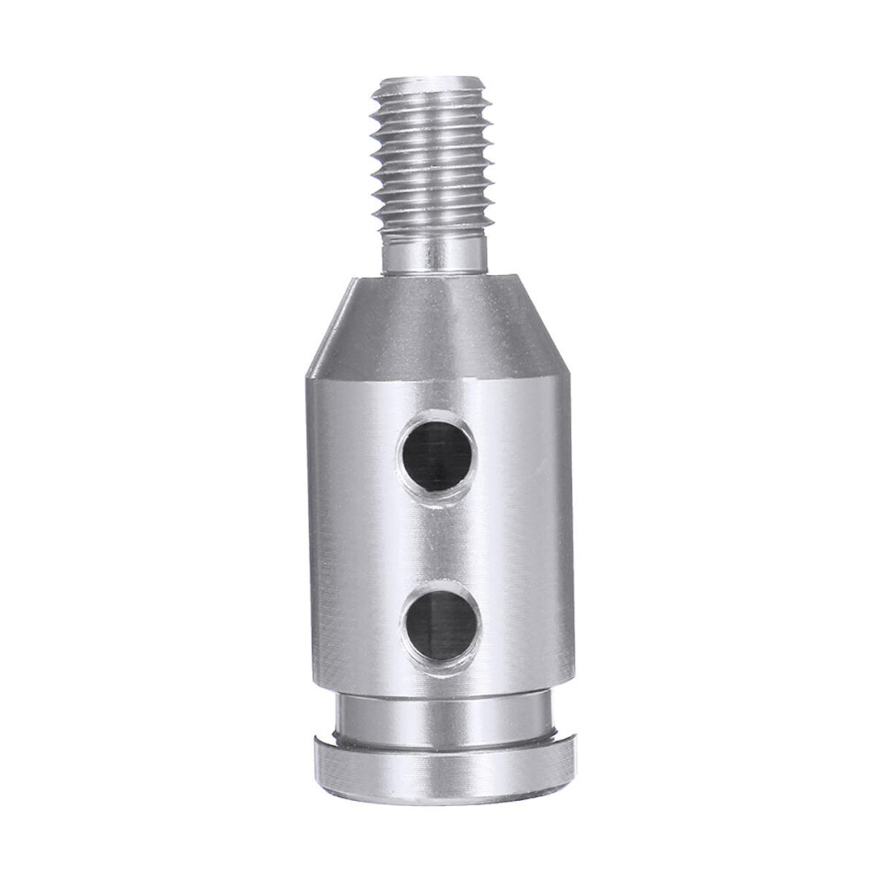 Car Manual Mini Gear Shift Knob Boot Adapter For M10 X 1.5 Thread Color Silver 840079317735