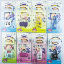 HAND Funky Zodiac Star Signs Theme 3 Digit Combination Padlock for Home and School - Pack of 2