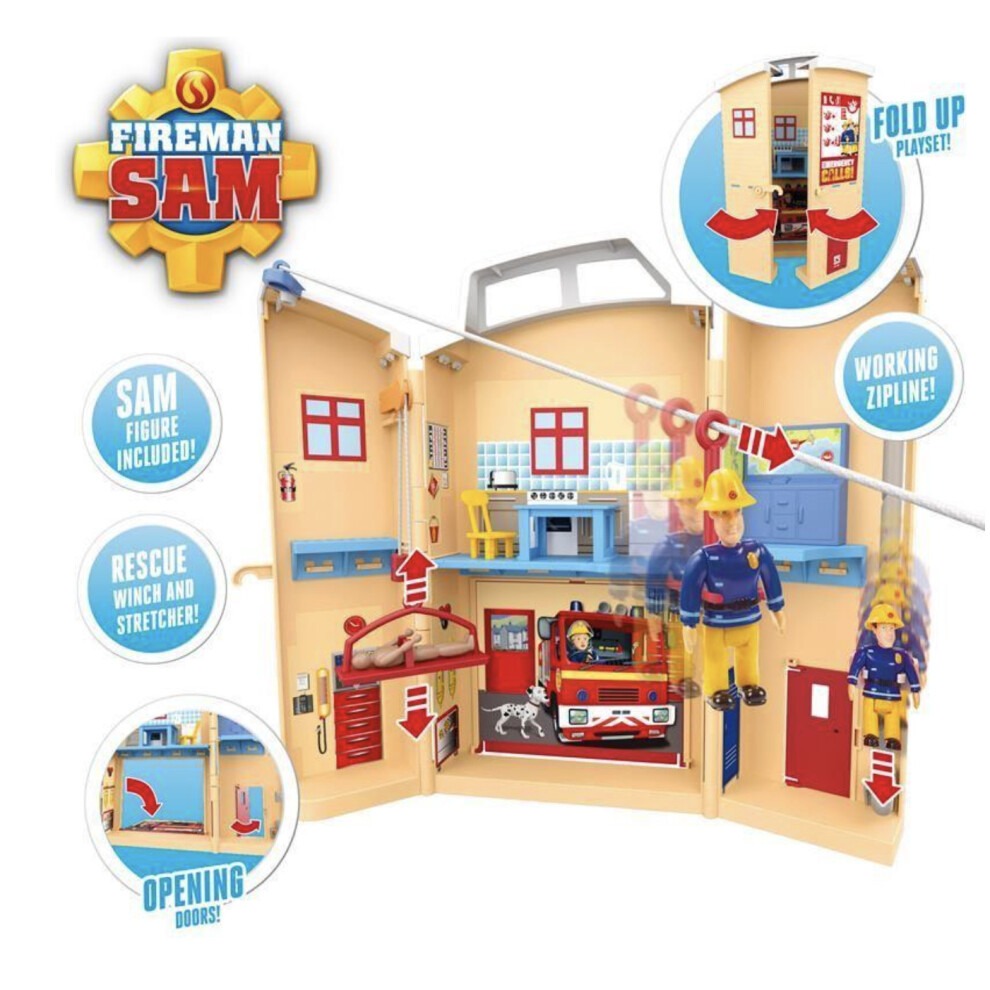 Fireman Sam Fire Rescue Playset