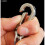 816 Solid All Metal Double Key Rings & Buckle - Pack of 2 3