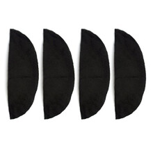 Black Narrow Width Shoulder Pads Shaping Shoulders to The Perfect Look - 2 Pairs