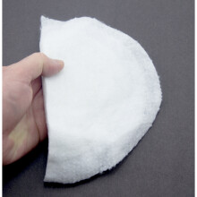 HAND 911-4 Classic Shape Unisex White Shoulder Pads 2.5cm Thickness - 2 Pairs