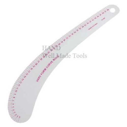 HAND Metric Vary Form Curve Ruler NO.12-248, Flexible, 48cm on OnBuy