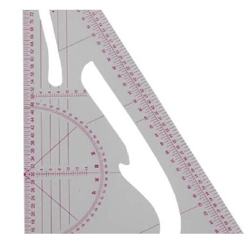 Portable Pattern Cutters Ratio Triangle, Angle measurer- 2 Pcs 2