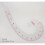 HAND Multi Purpose Comma Shape Curve Line Pattern Ruler NO.10-006- INCH, 12" 1