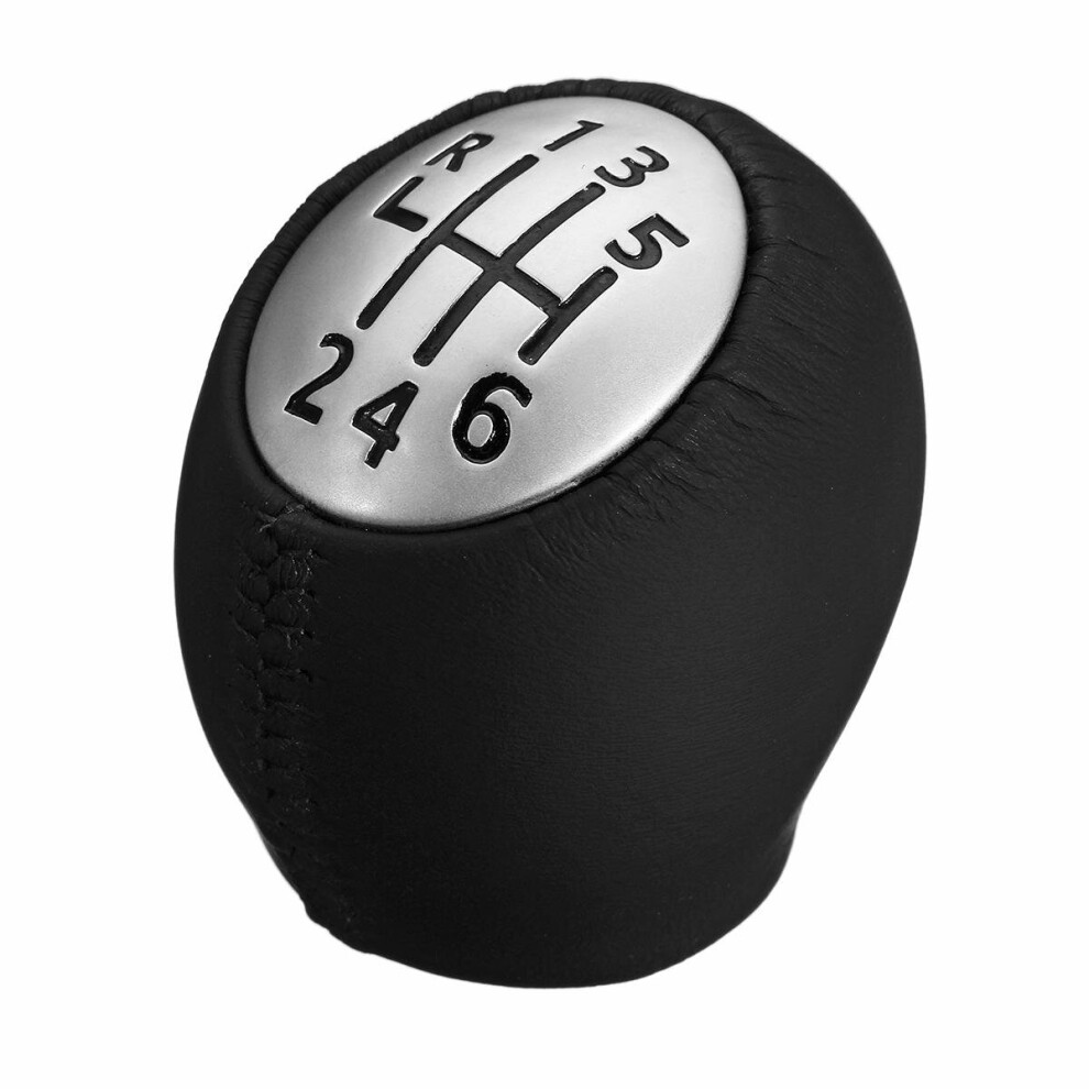 6 Speed Gear Shift Knob For Renault Megane Mk3 Clio Laguna Vauxhall Opel Black 5202984945796