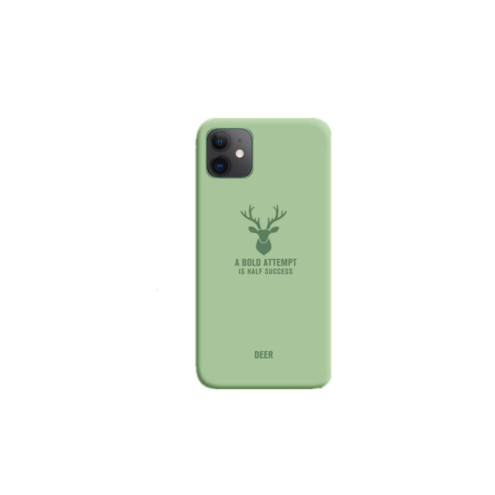 Deer Pattern Shockproof Soft Rubber Liquid Silicone Protective Case For Iphone 11 6.1 Inch 6901722561883