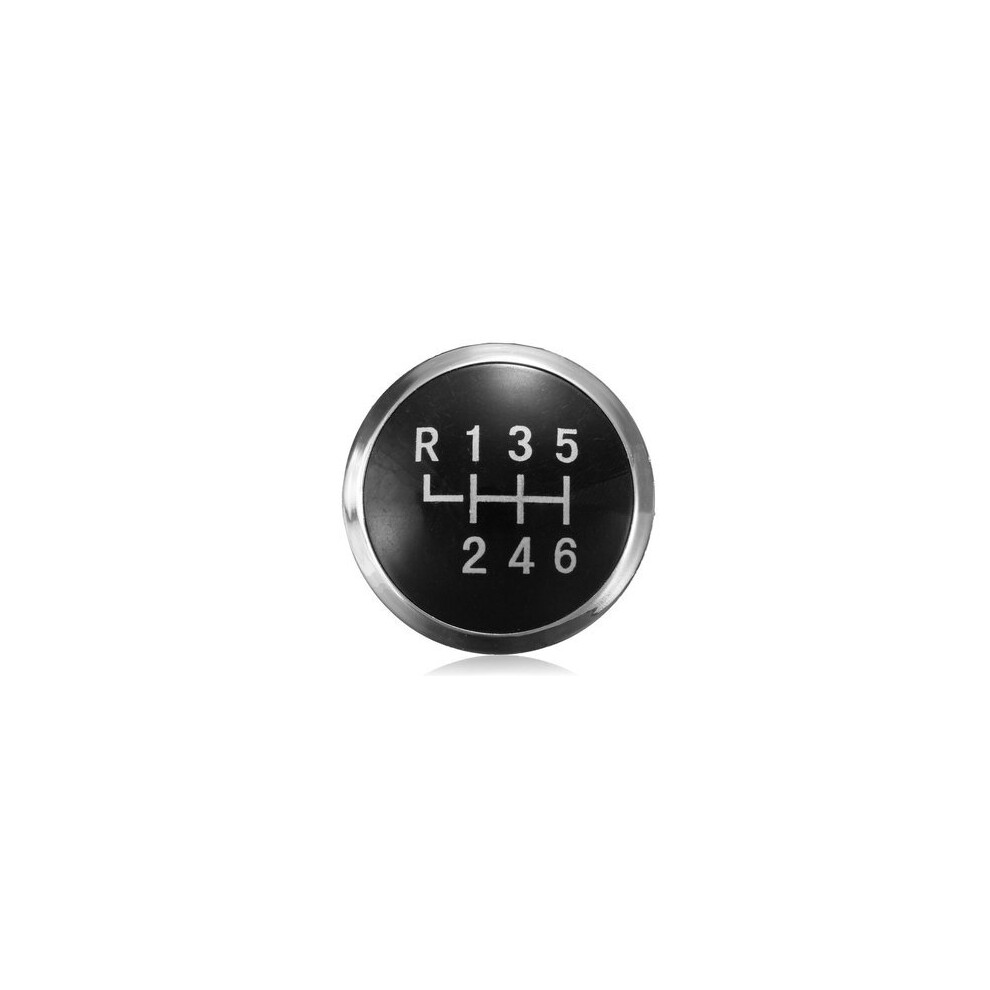 Replacement 6 Speed Gear Knob Badge Emblem Cap For Vw T5 Transporter 2005-2011 Black 840079316974