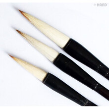 SU-16 Assorted Sizes Comfort to Hold Art & Calligraphy SUMI Brushes - Pack of 2 (Medium)
