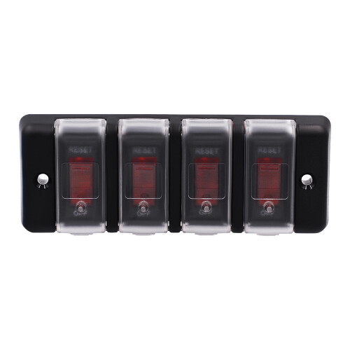 DC 12V Waterproof Rocker Circuit Breakers Button Toggle Switch Panel For Car RV Marine Boat 2