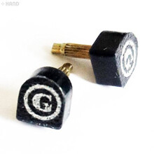 F002 A pack of Ladies U-shape High Shoe Repair Heel Tips 11x10mm - appx 50 Pairs per Pack