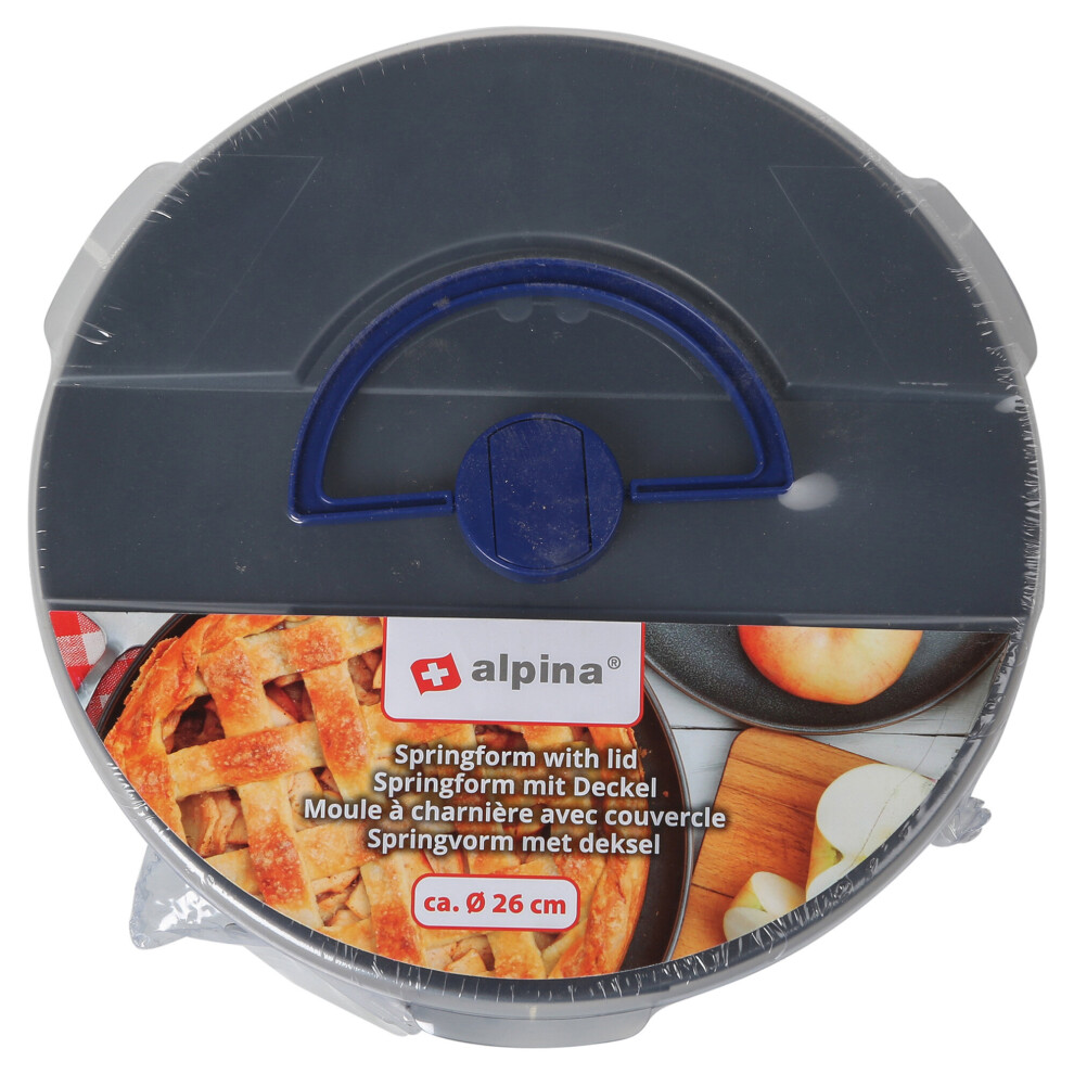 Non Stick Springform Oven Cake Tin Storage Lid Handle Removable Base