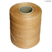 210D Assorted Colours Leathercraft Antislip Waterproof Flat Braided Waxed String 1.5mmW - 680 metres (Caramel)