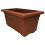 53cm Long Rectangular Terracotta Plastic Trough Planter/Windowsill Herb Pot 1