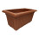 53cm Long Rectangular Terracotta Plastic Trough Planter/Windowsill Herb Pot 2
