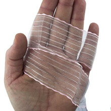 HAND HB-4CM-FBYT White and Pink Decorative Crochet Edge Organza Trim - 10 Metres Long x 4 cm Wide - for Sewing Craft and Garment Embellishment