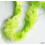 B703 Silver Trim Light Green Feather Garland -1.87m 1