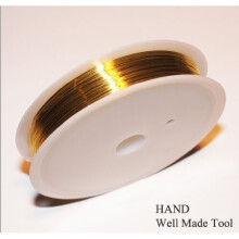 A Roll of Fine Bead Craft Gold Wire, Size 0.3mm