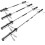 (7ft) RIP X 2" Diameter Olympic Barbell with Spring Clip Collars, Choice of Sizes 1