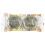 URBN-CHEF (20 (70mm)) Metal Gold Jam Jar Replacement Airtight Lid Sets 3