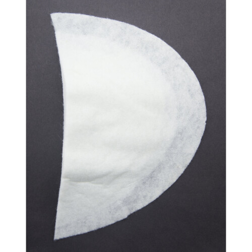 Mens Shoulder Pads White, Style BQ-22 - 2 Pairs