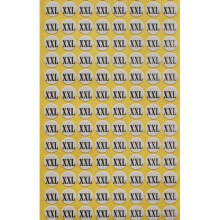 Size XXL Round Stickers, Garments, Hanger- 1cm Diameter, 10 Sheets 200 Stickers/Sheet