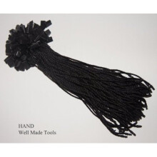 Easy and Fast to Attach Hang Tag, Nylon String Round Snap Lock, Black 1000pcs
