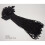 Easy and Fast to Attach Hang Tag, Nylon String Round Snap Lock, Black 1000pcs 1