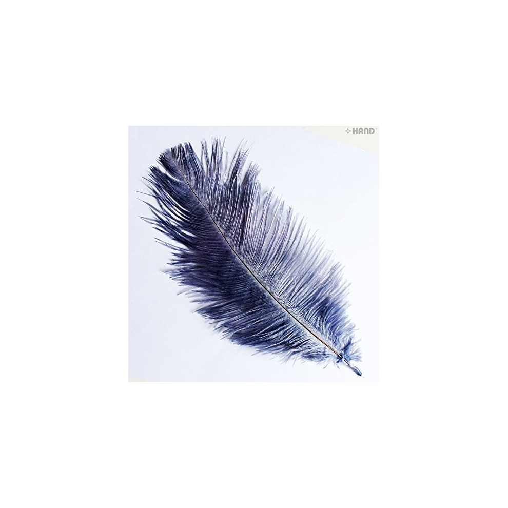 Natural Ostrich Feathers appx 10" - Pack of 10 (grey)