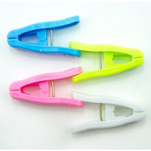 HAND 24 Tough Plastic Clothes Pins Pegs for Laundry - 6cm Long