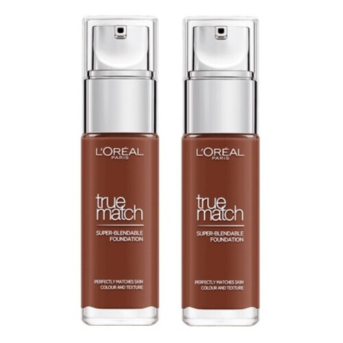 L’Oréal Paris LOreal True Match Liquid Foundation 30ml -11.N Dark Coffee (Pack of 2)