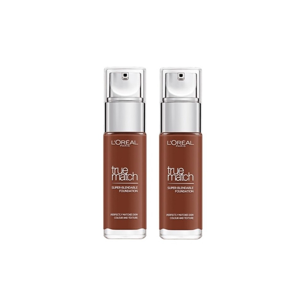 L’oréal Paris Loreal True Match Liquid Foundation 30Ml -11.N Coffee (Pack Of 2) Dark