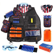 (Suit 1) Nerf Gun Tactical Equipment Gun Bullet Magazine Accessories Bullet Clip Compatible