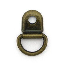 HAND Shoe Lace Eyelets SCE02 Antique Gold Copper Loop and Ring - Pack of 20