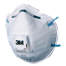 3M 8822 Disposable Cup-Shaped Valved Respirator, FFP2 – 3M8822