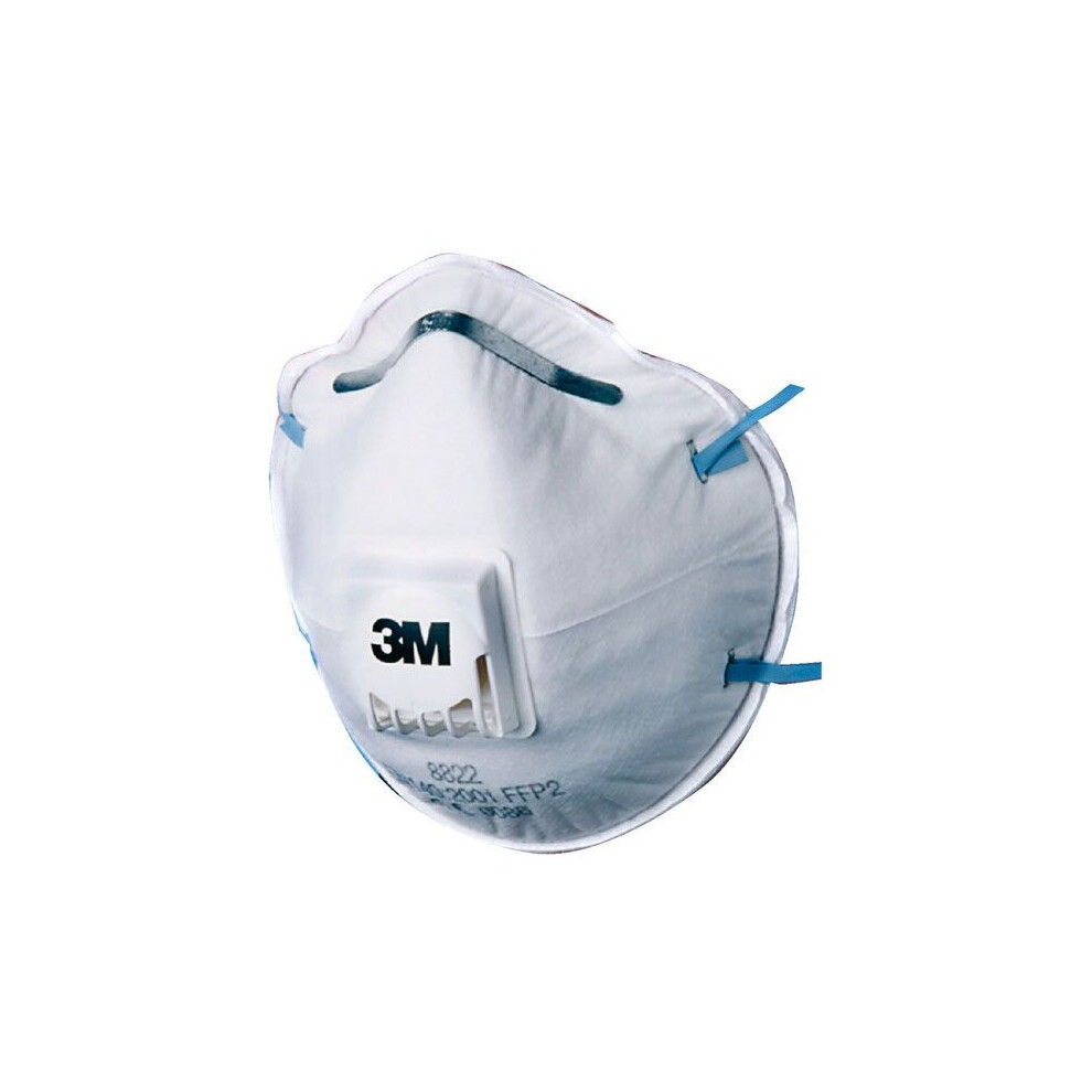 3M 8822 Disposable Cup-Shaped Valved Respirator, Ffp2 – 3M8822 White