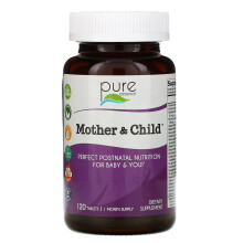 Mother & Child Master PostNatal Vitamins, 120 Tabs, Pure Essence